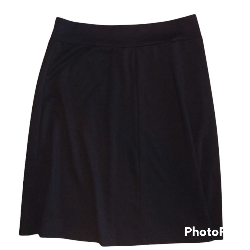 Lands' End Black Skirt